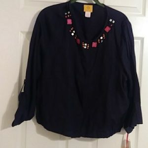 Light weight jacket navy in color
